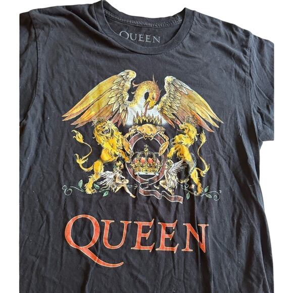 Queen Official Classic Crest T-Shirt Tee, Size Medium - Picture 3 of 4